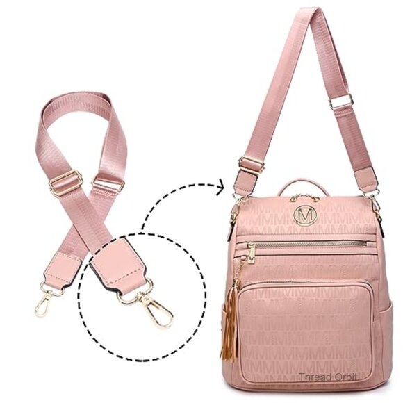 Large Convertible Backpack Purse with Wristlet, 15.6\